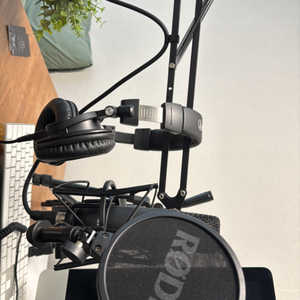 RODE 마이크 및 audio-technica 헤드셋