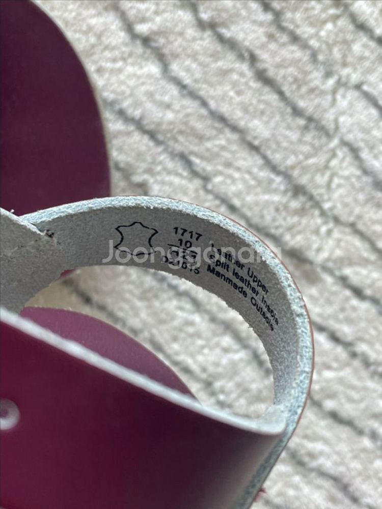 솔트워터 키즈 샌들 버건디 10 (170mm)--2