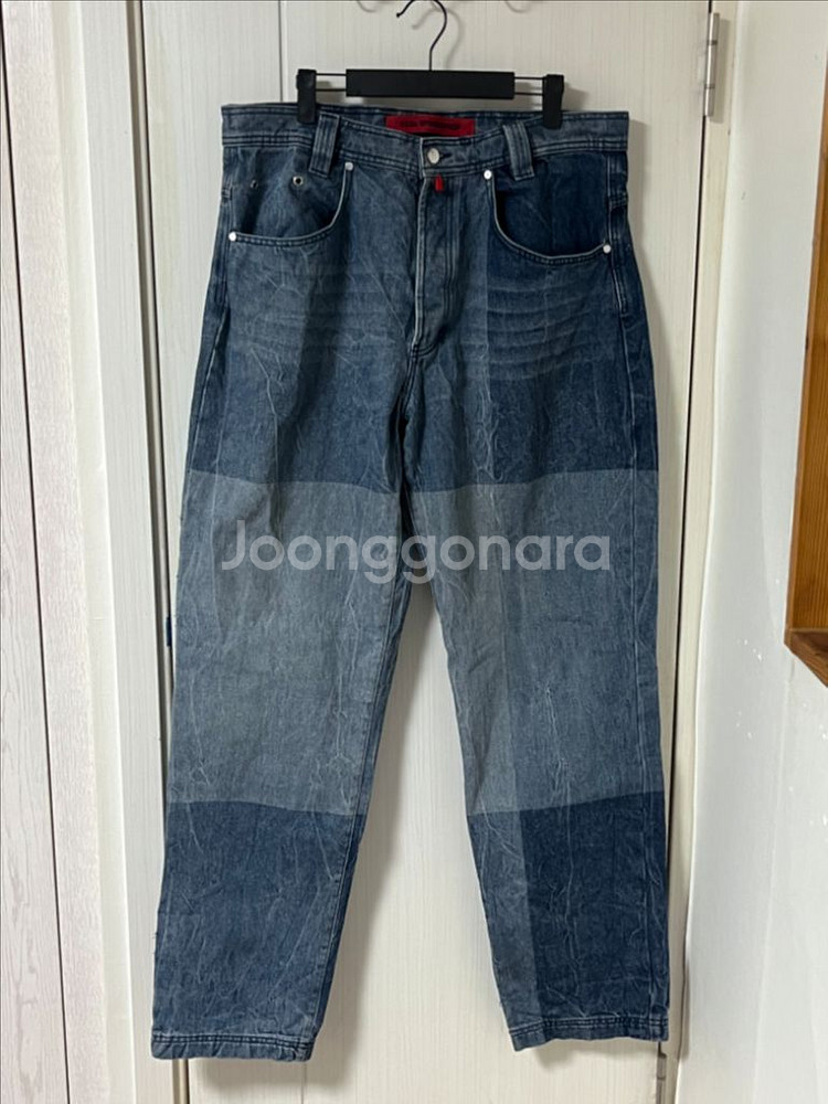 032C 데님 점보팬츠 XXL 인디고--0