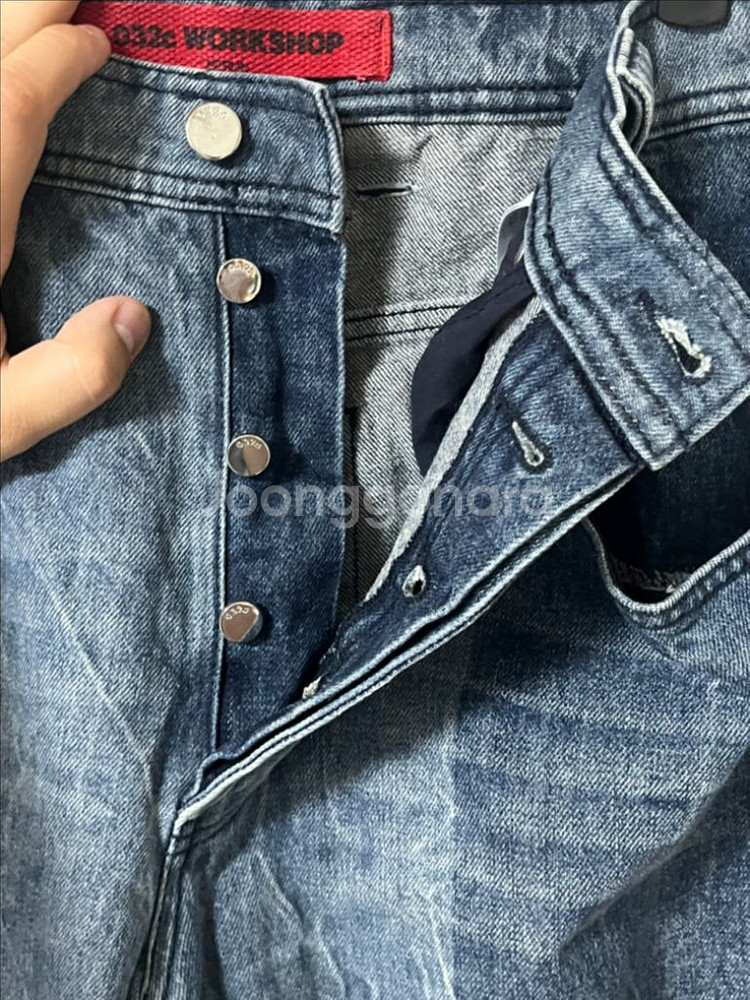 032C 데님 점보팬츠 XXL 인디고--7