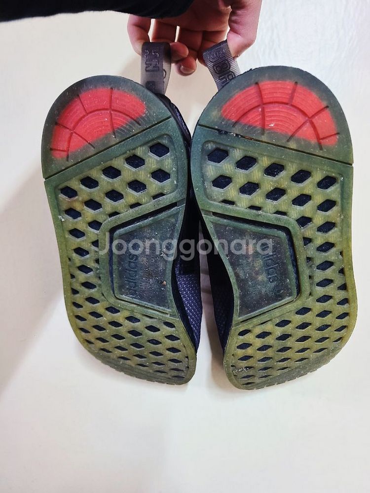 아디다스 NMD R1 블랙 솔라 레드 260~265--7