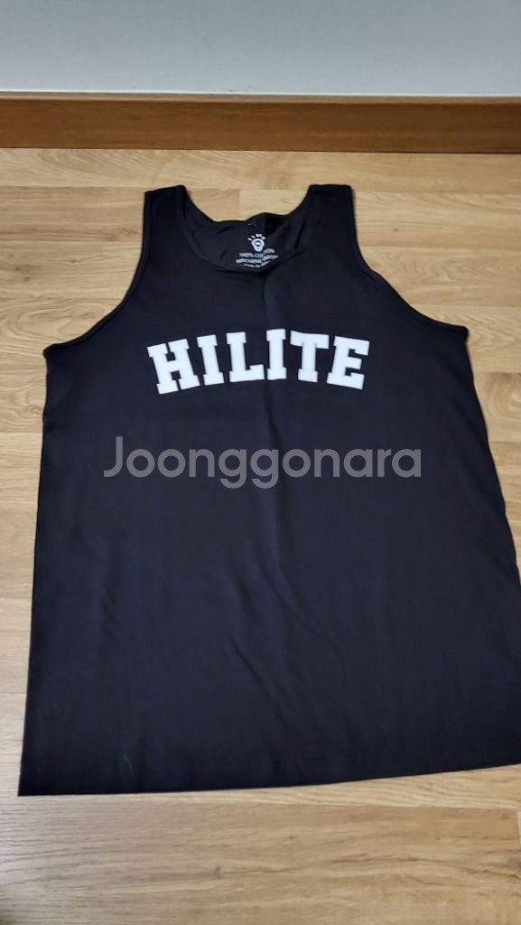 하이라이트 레코즈 한정판 나시(검은색)--0