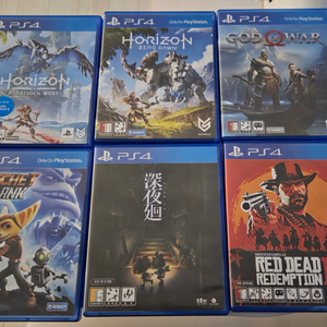ps4 게임타이틀 6개 팝니다