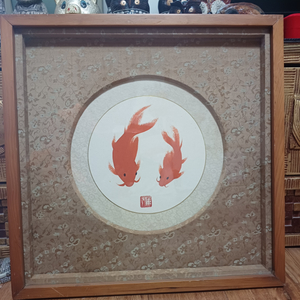 물고기그림 액자 풍요와번영 다산의상징