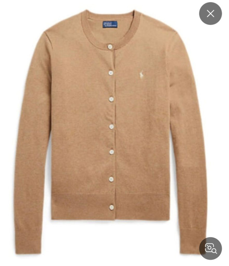 폴로피마코튼가디건 베이지xs 새상품--1