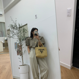 벨201 러브 피그 워싱 피그먼트 조거 팬츠