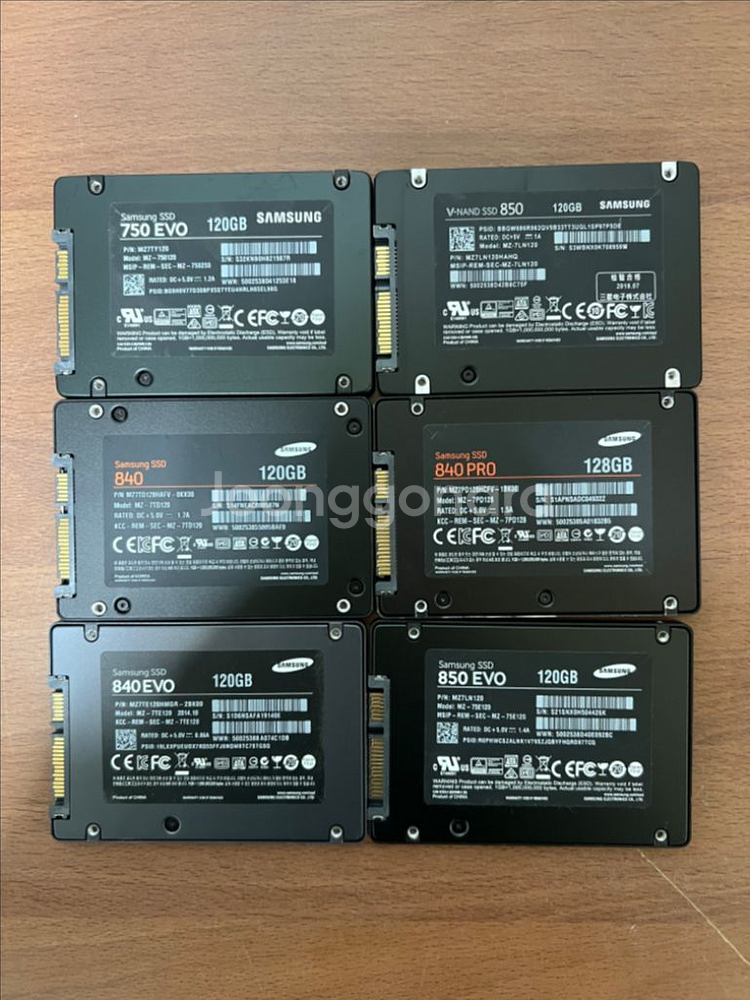 삼성 ssd 120, 128 팝니다.--0