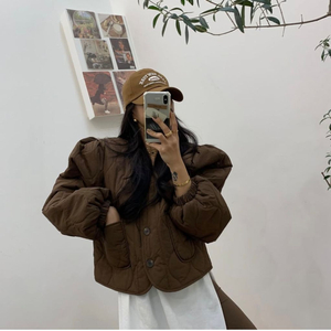 벨201 자체제작 퀼팅 깔깔이 퍼프 패딩