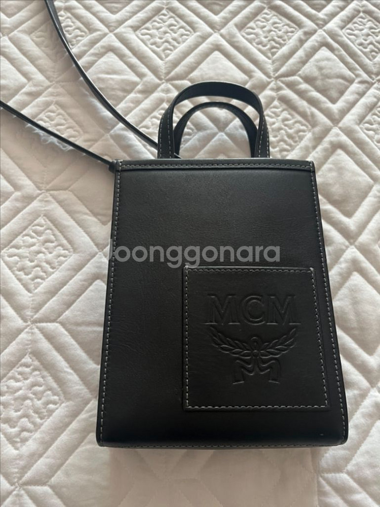 Mcm 엠씨엠 블랙 미니 크로백 삭플라 MMTBAKC0--0