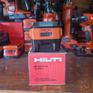 [HILTI]힐티배터리36V B36 5.2AH 미사용