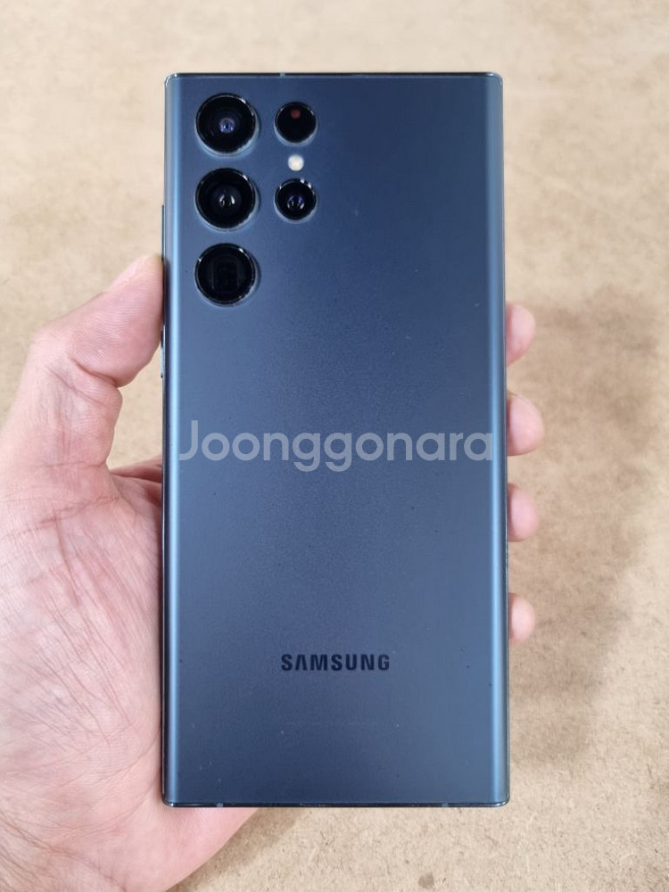 갤럭시S22울트라 그린 256GB KT공기계 중고폰--1