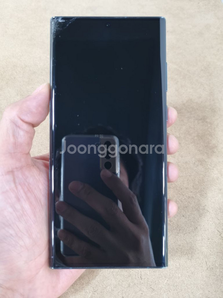 갤럭시S22울트라 그린 256GB KT공기계 중고폰--9