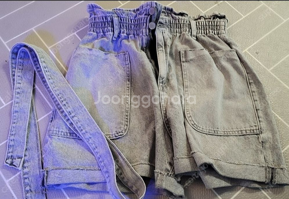 자라 ZARA 밸티드 페이퍼백 배기 버뮤다 팬츠 반바지--7