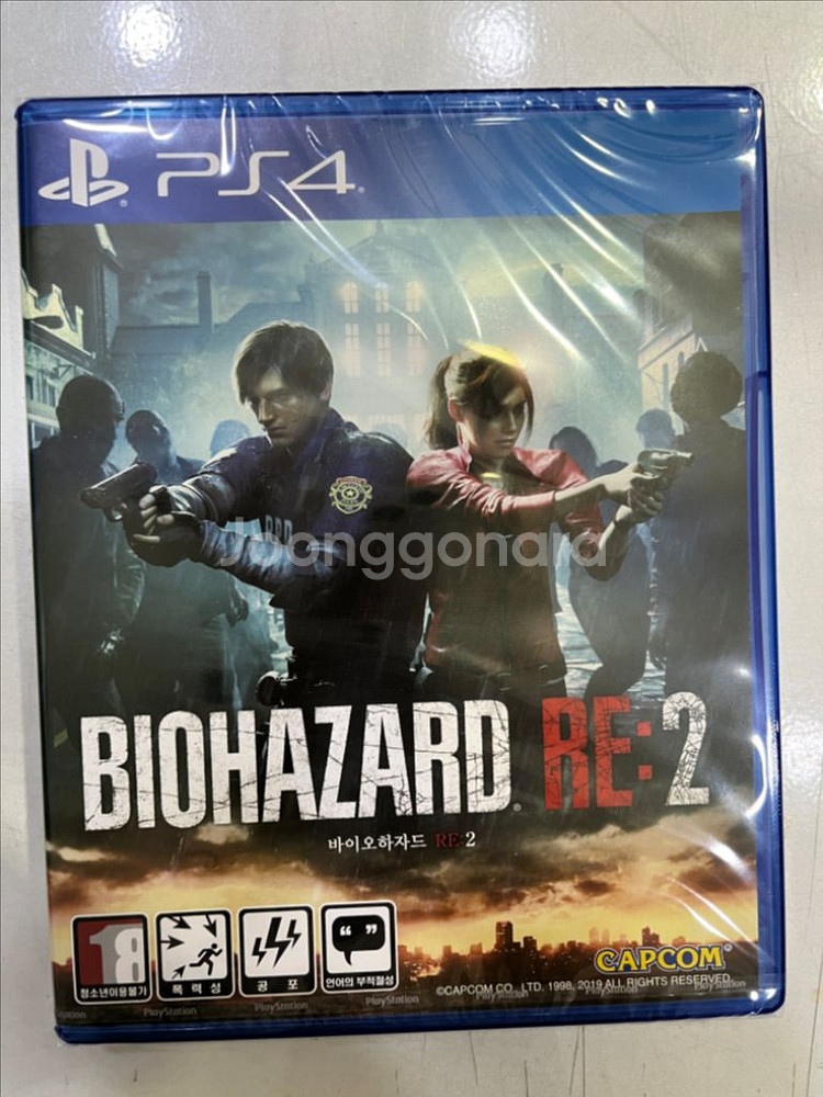 (미개봉) PS4 바이어하자드 RE2--0