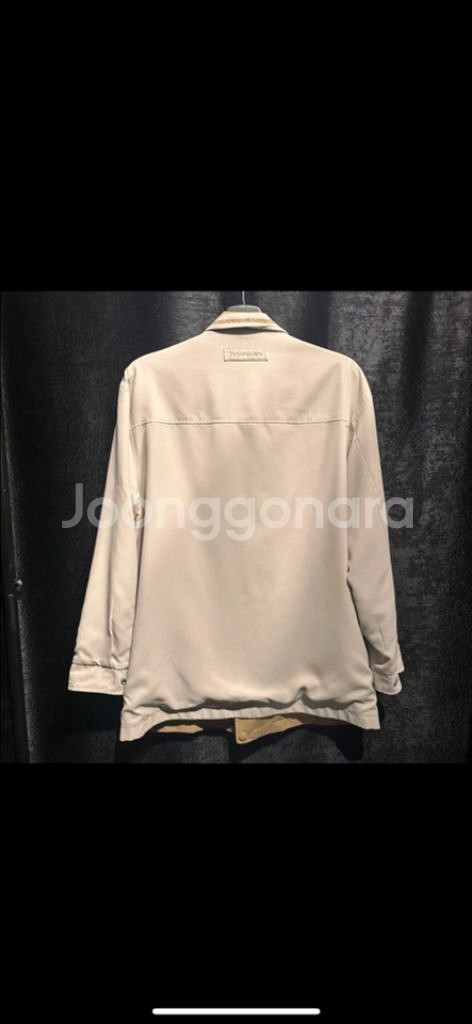 입생로랑 베이지 양면 자켓--2