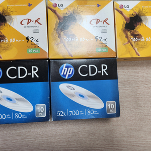 HP CD-R, LG CD-R
