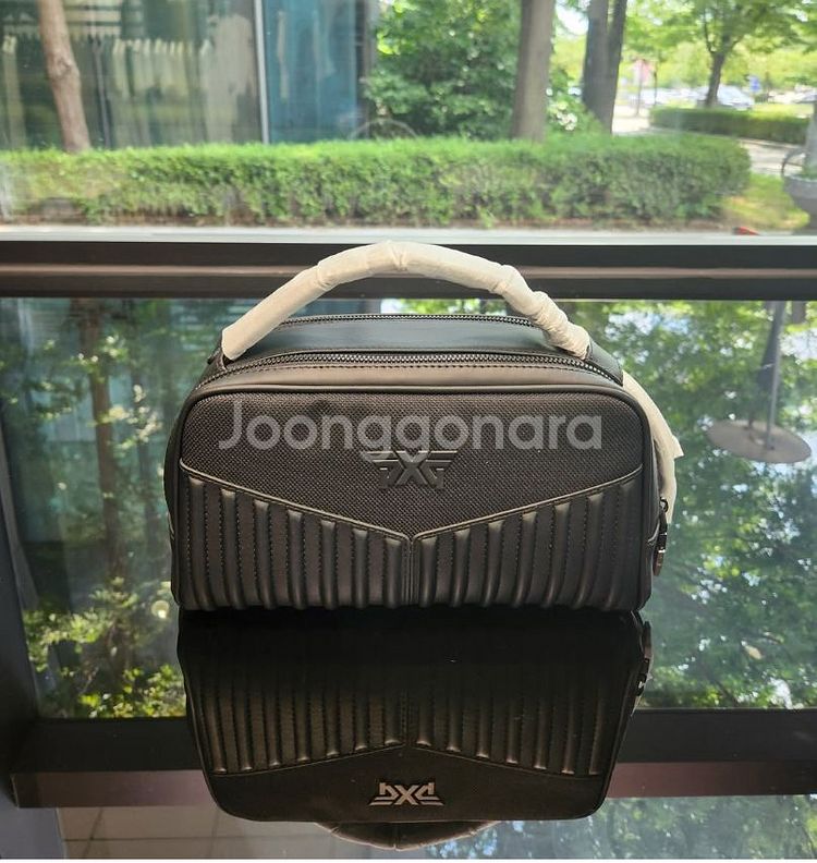 PXG 골프 우븐 2WAY 엠보 포인트 지퍼 파우치백--5