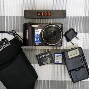 삼성 WB 150 F 디지털카메라 블랙바디 가방포함