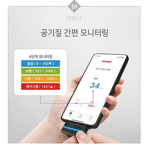 힘펠 이산화탄소 측정기