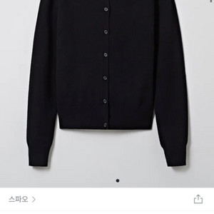 스파오 라운드넥 가디건_SPCKE23W02 블랙 M