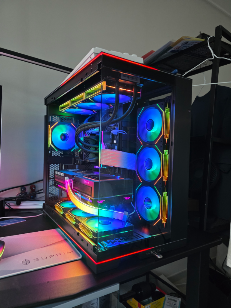 9800x3d x870e rtx5090 리안리본체
