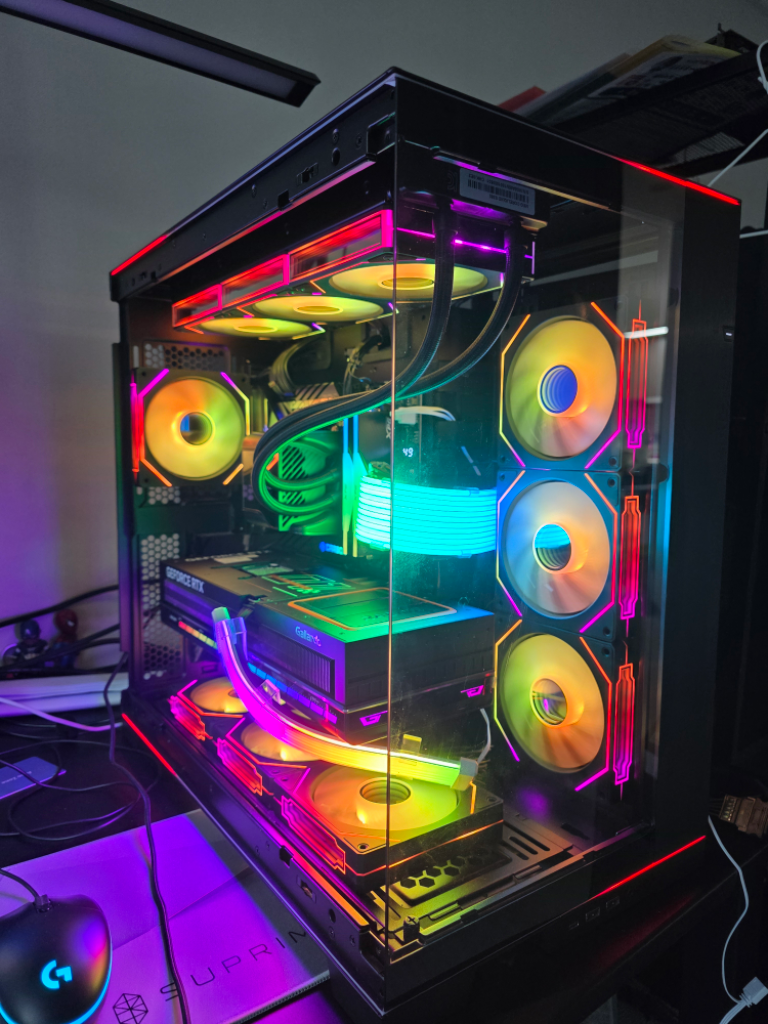 9800x3d x870e 5090,리안리pc