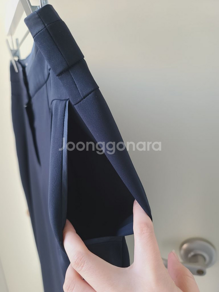 새상품)여성 정장바지 팬츠 네이비 슬랙스 봄여름 66--5