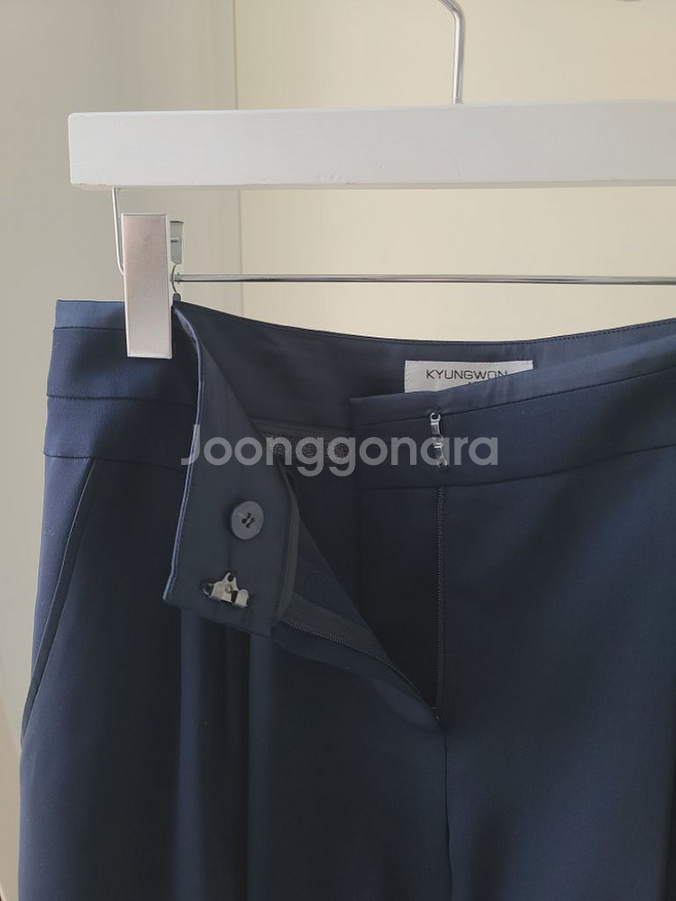 새상품)여성 정장바지 팬츠 네이비 슬랙스 봄여름 66--7