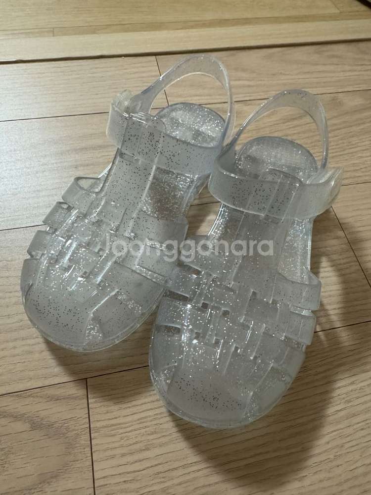 이고르 클라시카 샌들 26사이즈 글리터 클리어 새상품--0