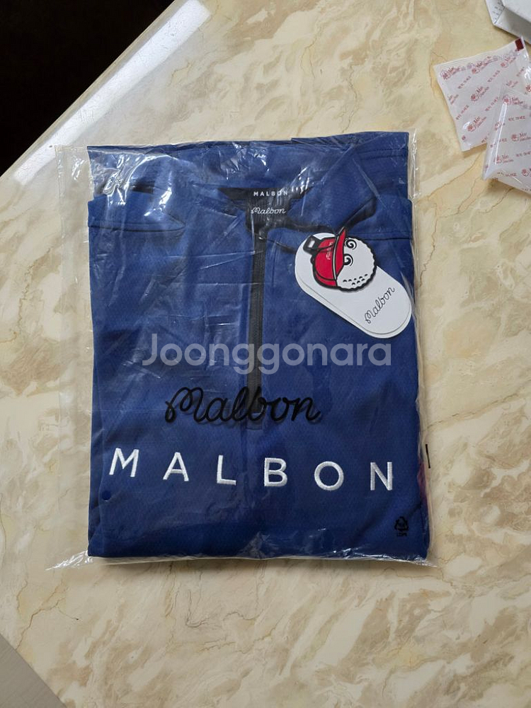 [새제품/정품] Malbon 말본골프 빅토리 집업셔츠--0