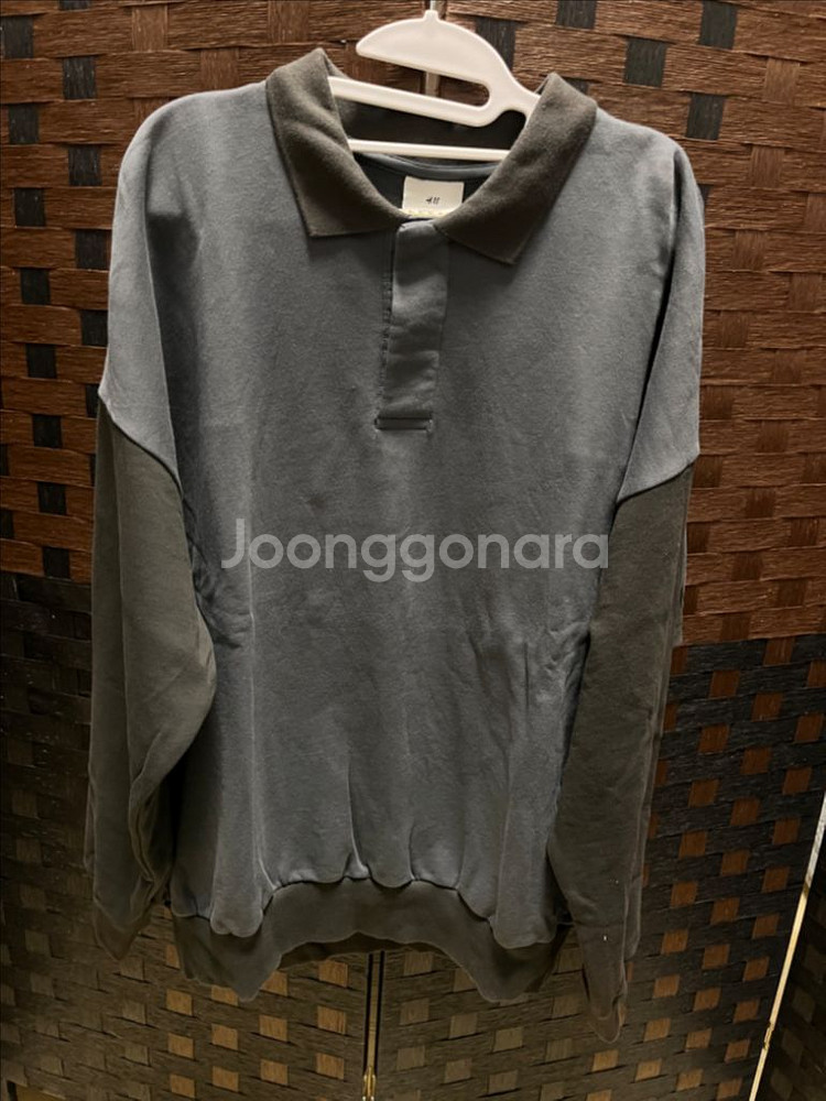 H&M 카라 맨투맨 XL--0