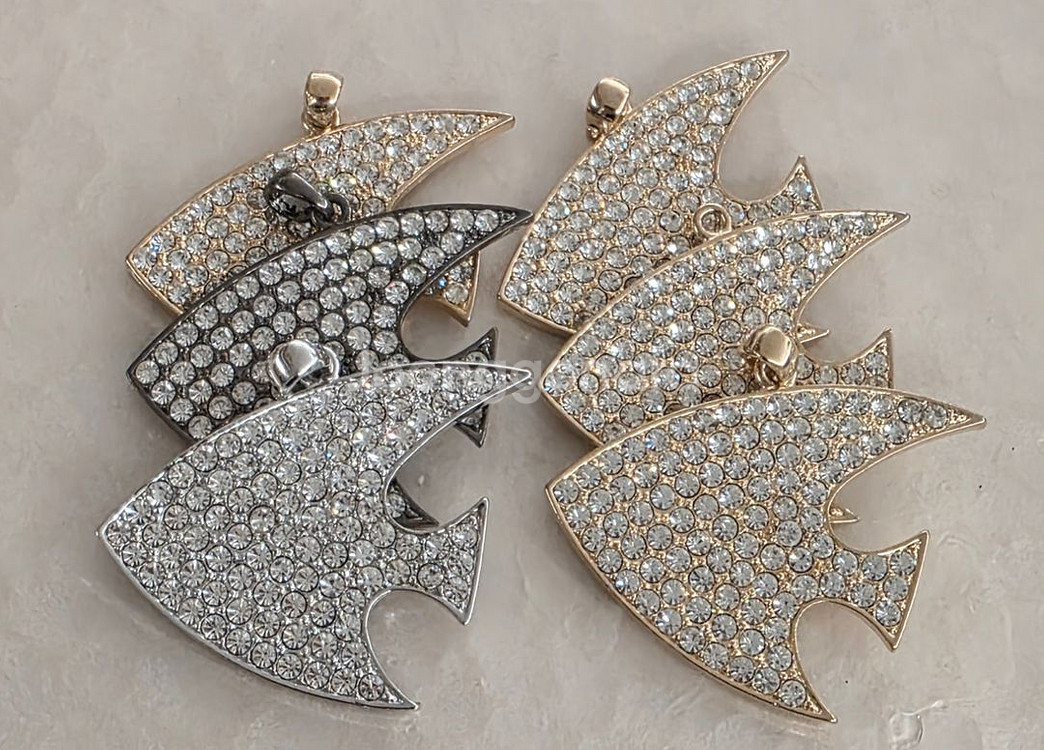 금속 빅 물고기 6개 일괄--0