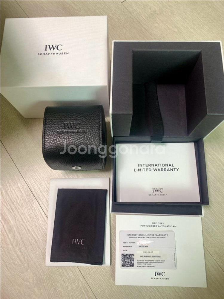 IWC 포르투기저 시계 팔아요--3