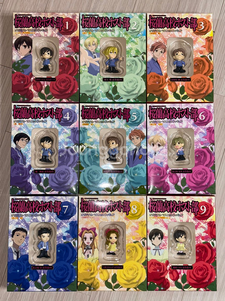 오란고교 호스트부 dvd 피규어 세트 전종 전권--1