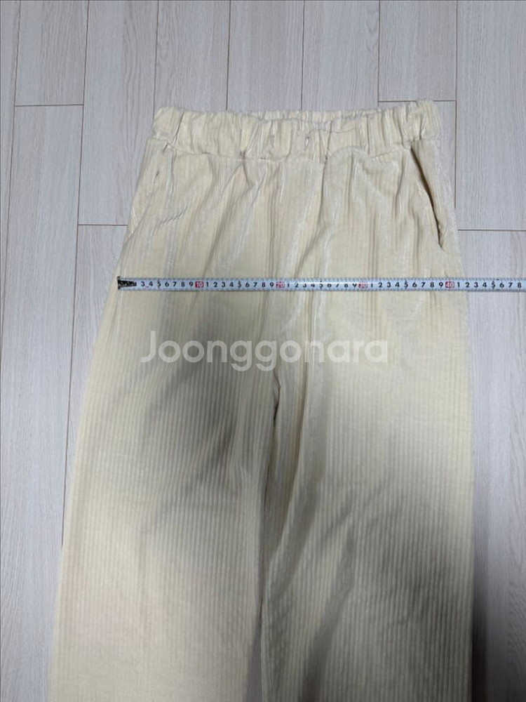 골덴 와이드 팬츠--2