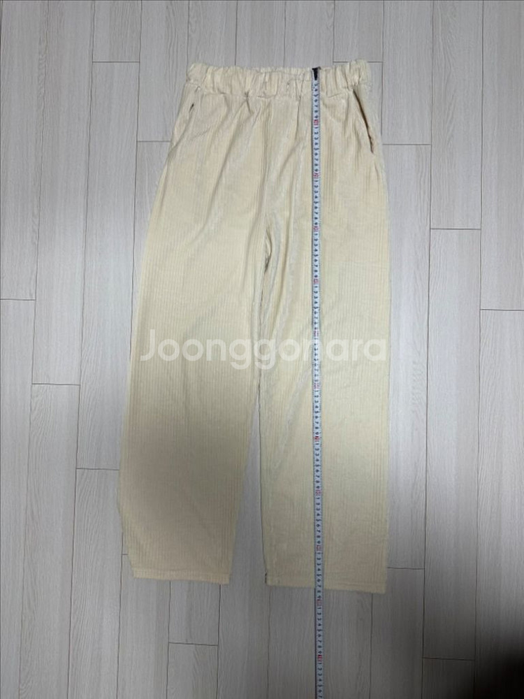 골덴 와이드 팬츠--5