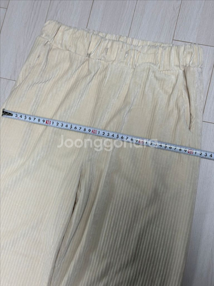 골덴 와이드 팬츠--4