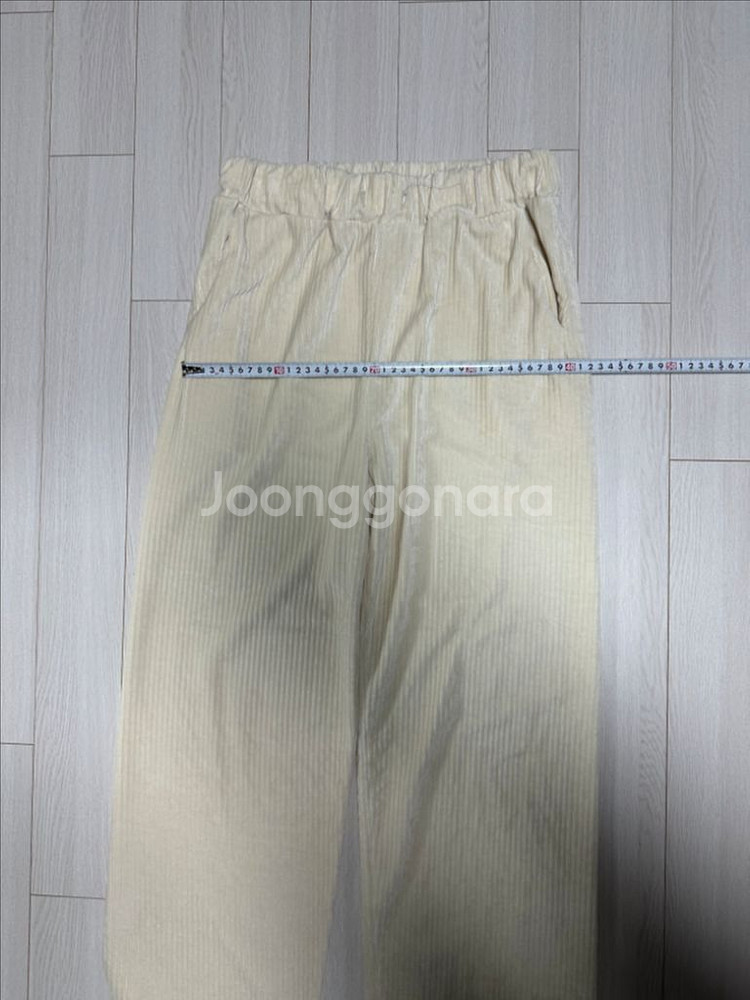 골덴 와이드 팬츠--3