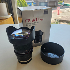 삼양 14mm 2.8 광각 렌즈 소니 fe 수동