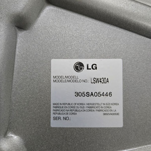 LG TV 벽걸이 브라켓 LSW430A