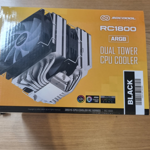 SOCOOL RC1800 ARGB 쿨러 (새상품)