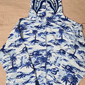 베이프 Palm Tree Camo 샤크후드 L 사이즈