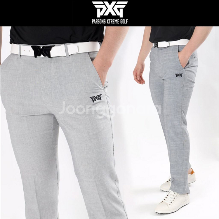 PXG 골프웨어 남성 카치온 쿨 스판 자수로고 팬츠--0