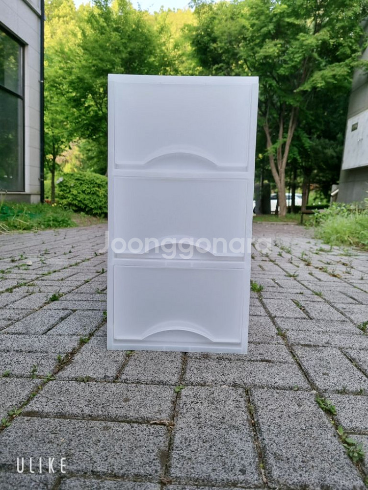 깔끔한 미니 3단 서랍장--1