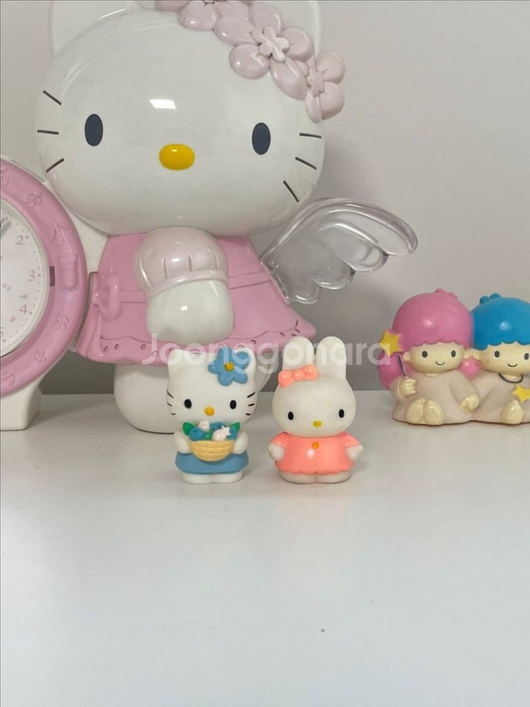 세트) 산리오 고전키티 캐시 손가락 피규어 빈티지토이--0