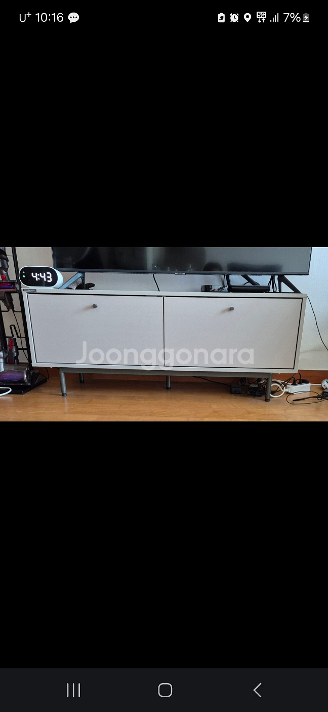 한샘 클린트 TV, 거실장 팝니다.--1