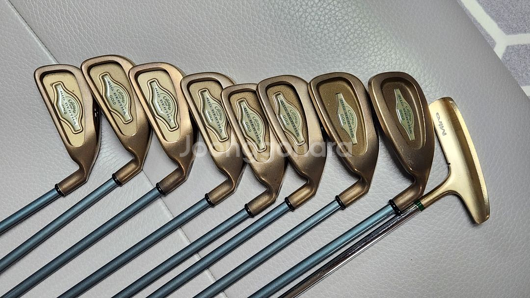 캘러웨이 레이디 젬스 황동 아이언 골프채 + 미즈노--1