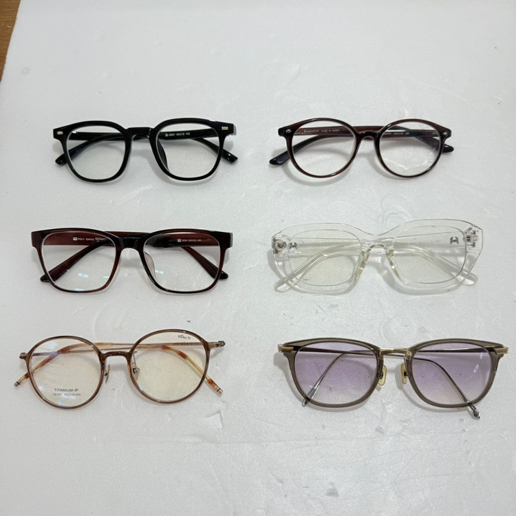 안경테 6개 일괄 (시슬리, 맥코인 등) 이미지