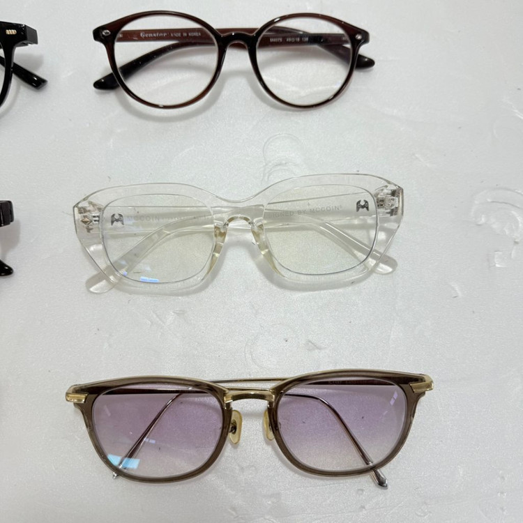 안경테 6개 일괄 (시슬리, 맥코인 등) 이미지