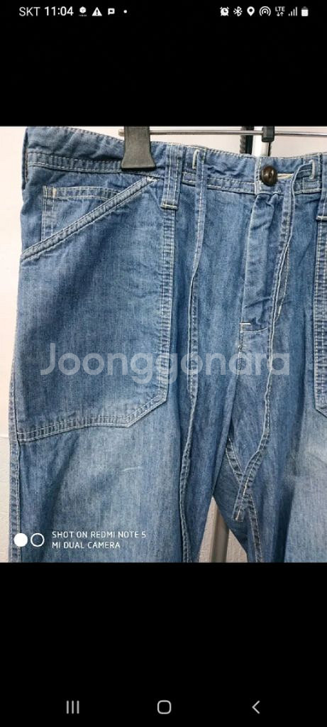 30 블랙 넘버 루즈핏 춘하 청바지--4